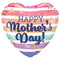 Folie helium ballon Happy Mother's Day Boho Stripes