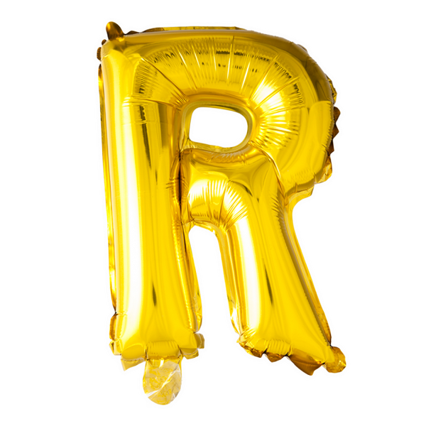 Folie Letter 16" goud verkrijgbaar van A tot Z