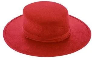 Hoed Spaans rood