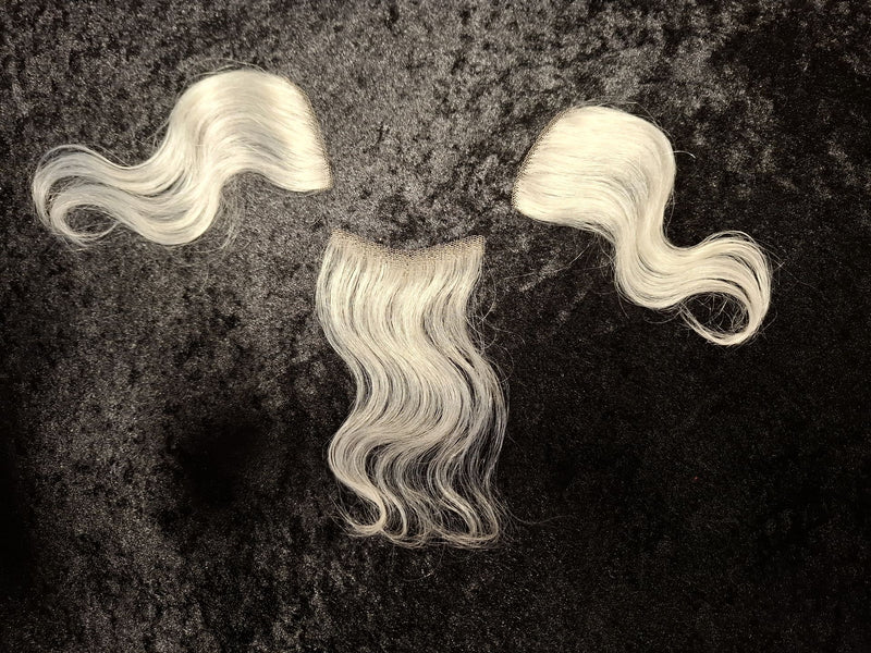 Sint kinstuk en wangstukken echt haar