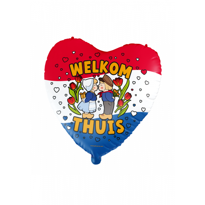 Folie helium ballon Welkom Thuis