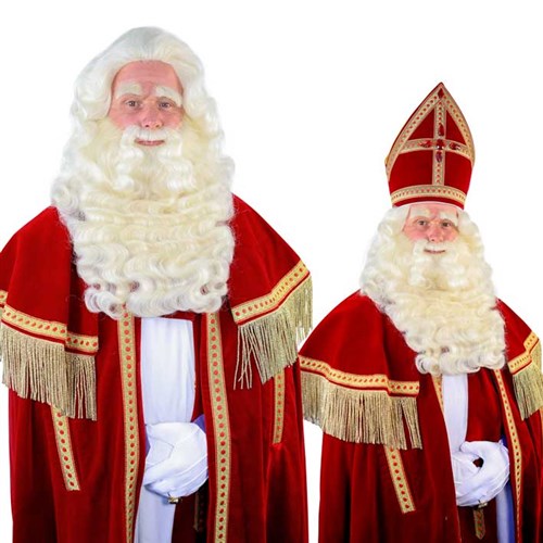 Baard Pruik Sint Yak haar verlengd Hand geknoopt losse snor