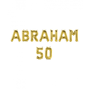 Folie letters Abraham 50 (40cm)