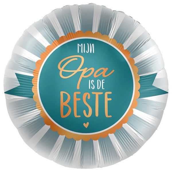 Folie helium ballon Opa is de beste