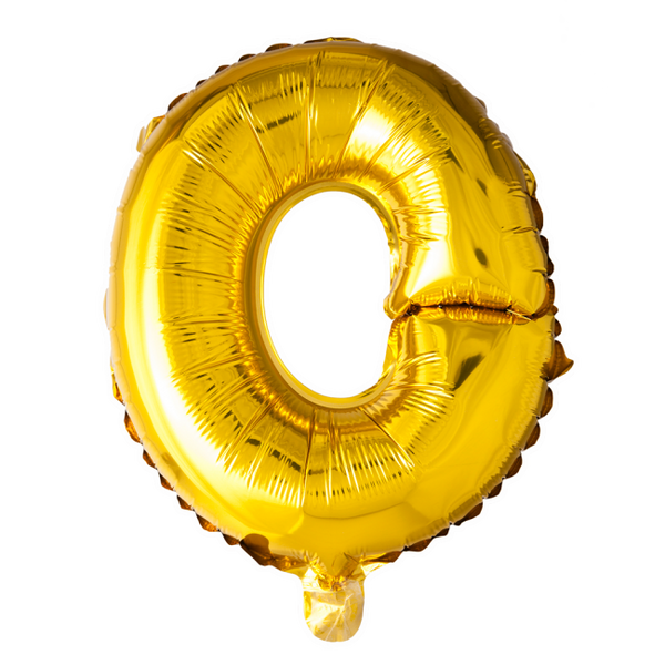 Folie Letter 16" goud verkrijgbaar van A tot Z