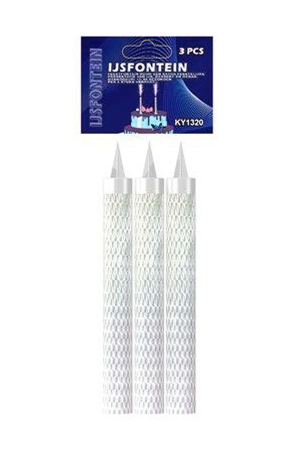 IJsfontein zilver (30 sec., 3 stuks)