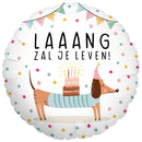 Folie helium ballon Lang zal je leven!