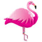 Folie helium ballon Shape Pink Flamingo