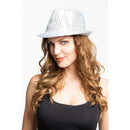 Hoed Glitter/Pailletten, diverse kleuren