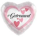 Folie helium ballon Getrouwd