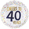 Folie helium ballon Cheers to 40 Years