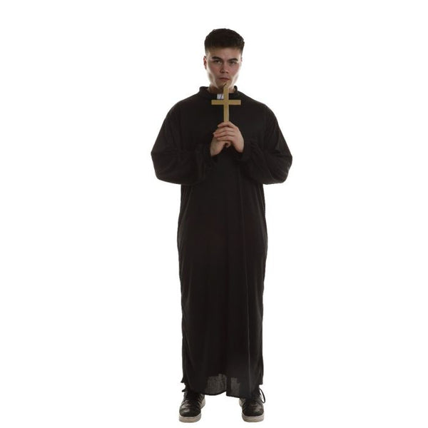 Priester zwart incl. kruis