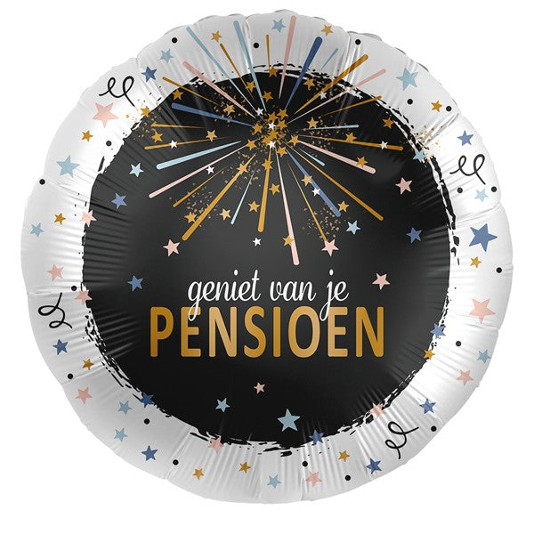 Folie helium ballon Geniet van je Pensioen