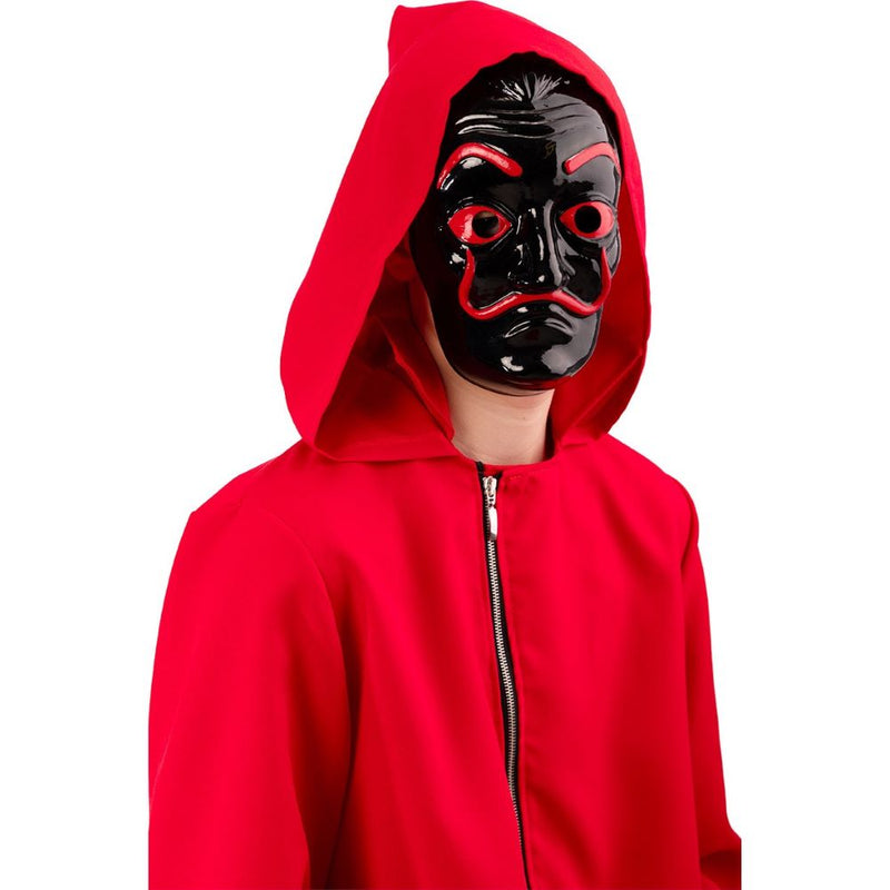 Masker Vendetta zwart + rood