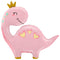 Folie helium ballon Shape Pink Dino 112cm