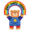 Folie helium ballon Shape Get Well Soon Rainbow Bear 99cm