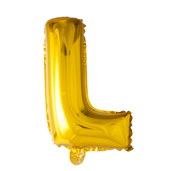 Folie Letter 16" goud verkrijgbaar van A tot Z