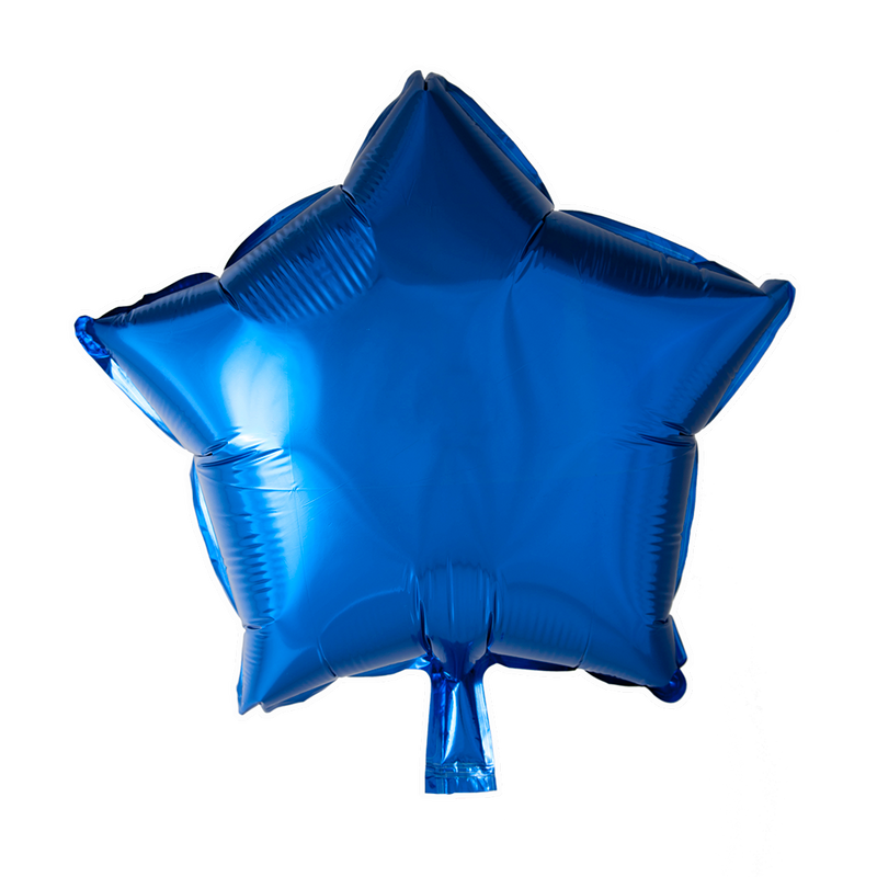 Folie helium ballon Ster donkerblauw