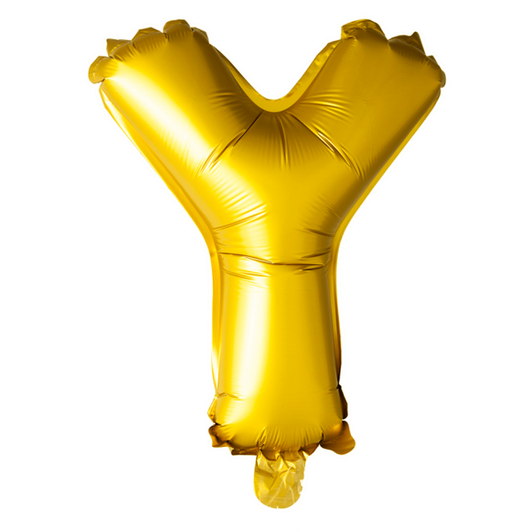 Folie Letter 16" goud verkrijgbaar van A tot Z