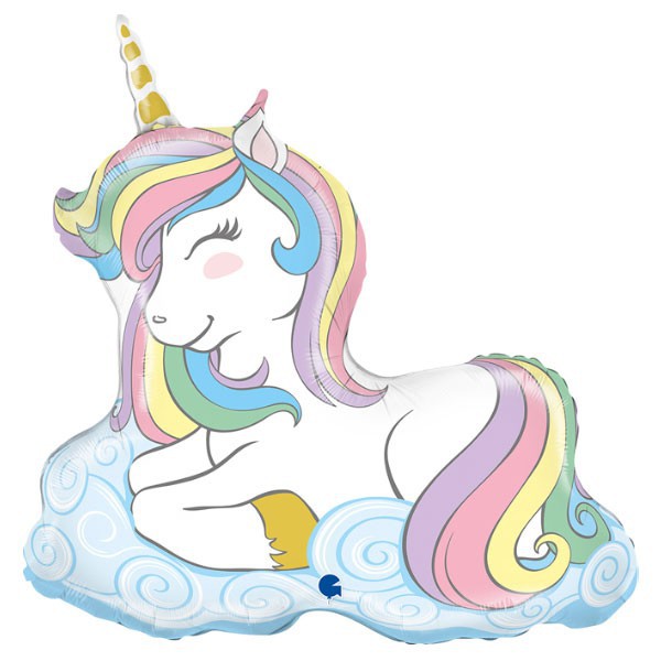 Folie helium ballon Shape Unicorn  101cm