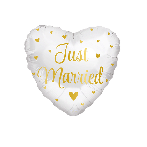 Folie helium ballon Just Married