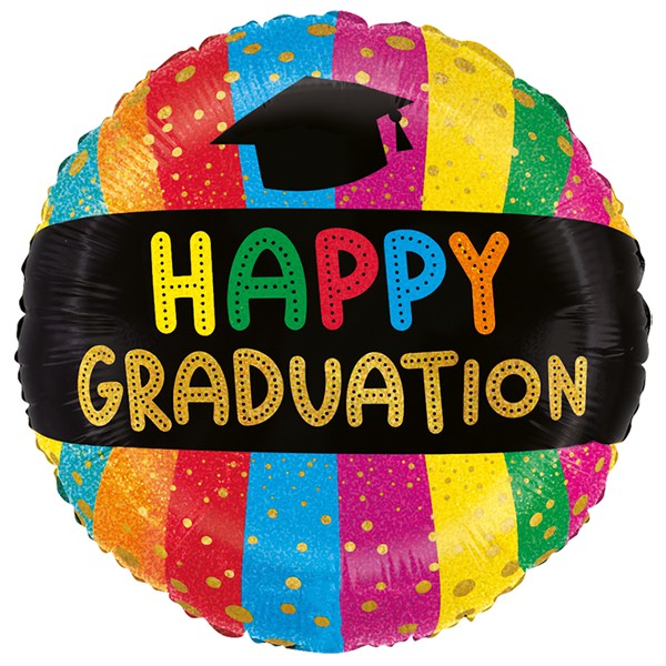 Folie helium ballon Happy Graduation