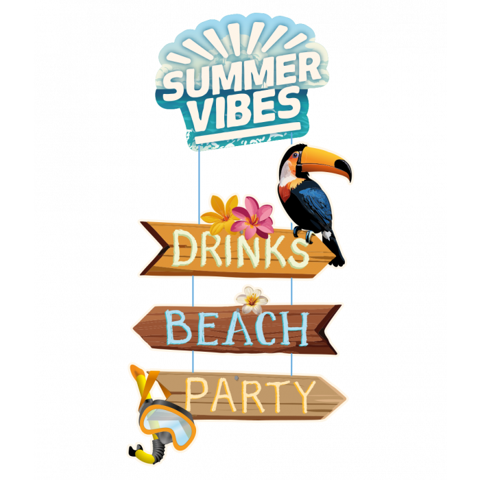Deurgordijn Summer Vibes