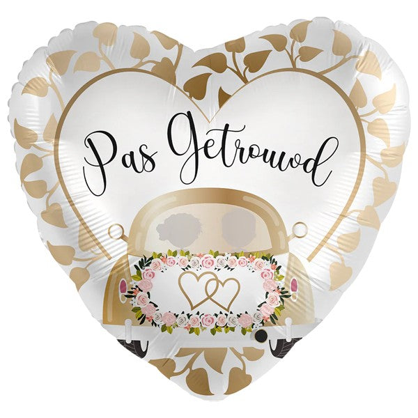 Folie helium ballon Pas Getrouwd