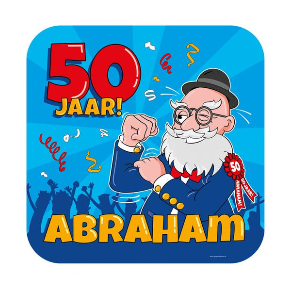 Huldeschild Abraham 50 Jaar