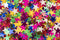 Confetti Ster, diverse kleuren