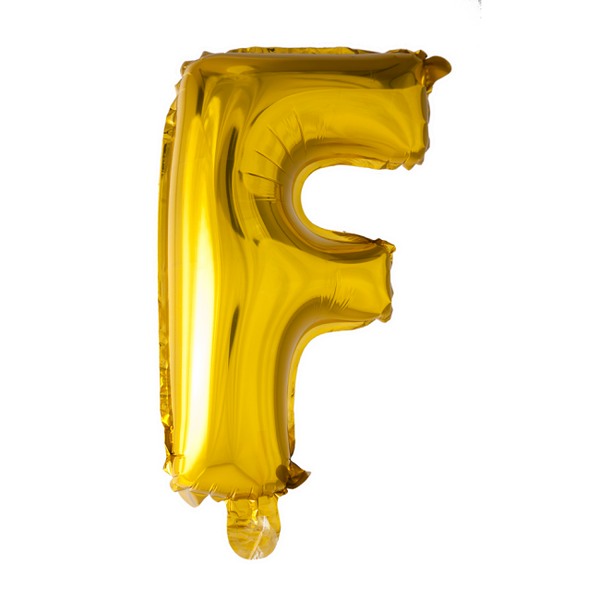 Folie Letter 16" goud verkrijgbaar van A tot Z