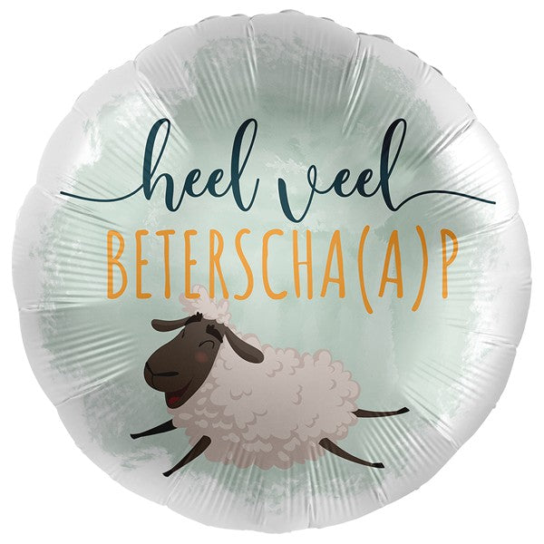 Folie helium ballon Heel Veel Beterschap
