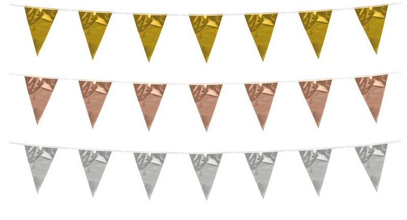 Vlaggenlijn Mini Metallic 3 meter