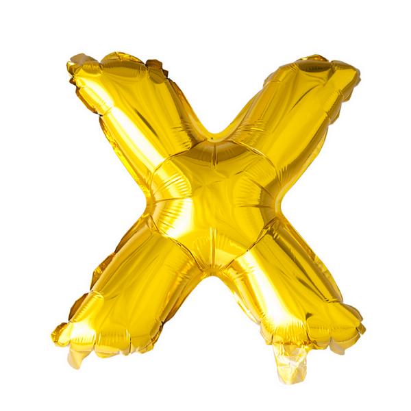 Folie Letter 16" goud verkrijgbaar van A tot Z