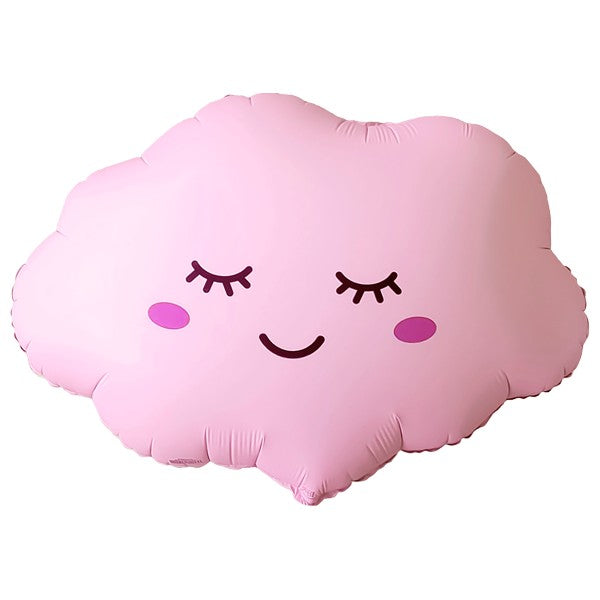 Folie helium ballon Shape Wolk Matte Pink 69"