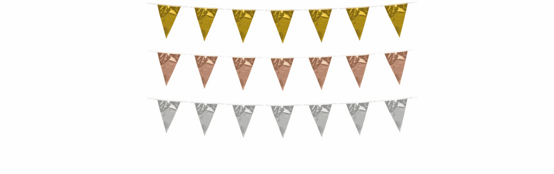 Vlaggenlijn Mini Metallic 3 meter