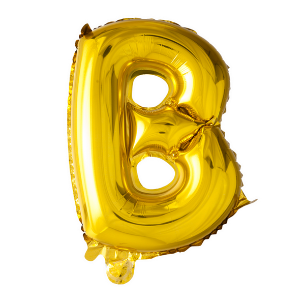 Folie Letter 16" goud verkrijgbaar van A tot Z