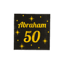 Classy Party Servetten Abraham 50