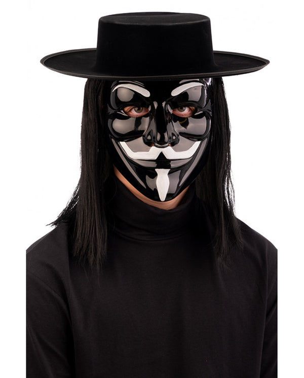 Masker Vendetta zwart + wit