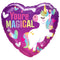 Folie helium ballon Happy Birthday You're Magical Unicorn