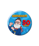 Button klein I'm 50 Abraham