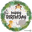 Folie helium ballon Birthday Jungle
