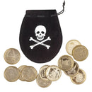 Piraten geldzak met 12 munten