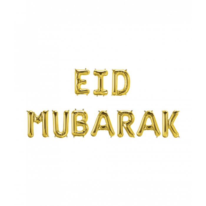 Folie letters Eid Mubarak (40cm)