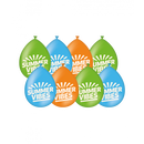 Party Ballonnen Summer Vibes, 6 stuks