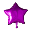 Folie helium ballon Ster fuchsia
