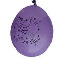 Ballonnen bedrukt 12 1/2  10 stuks in assorti kleuren