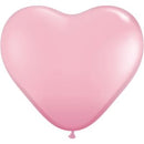 Ballonnen Hart Pink Q6 10 stuks