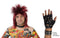 Punk set armband, ketting en handschoenen
