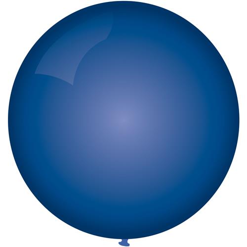 Ballon donker Blauw 90 cm